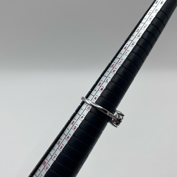 0.50 CT Natural Diamond Round Ring 925 Sterling Silver Size 7 - Picture 6 of 6